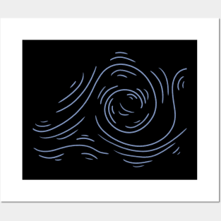 Ocean waves Posters and Art